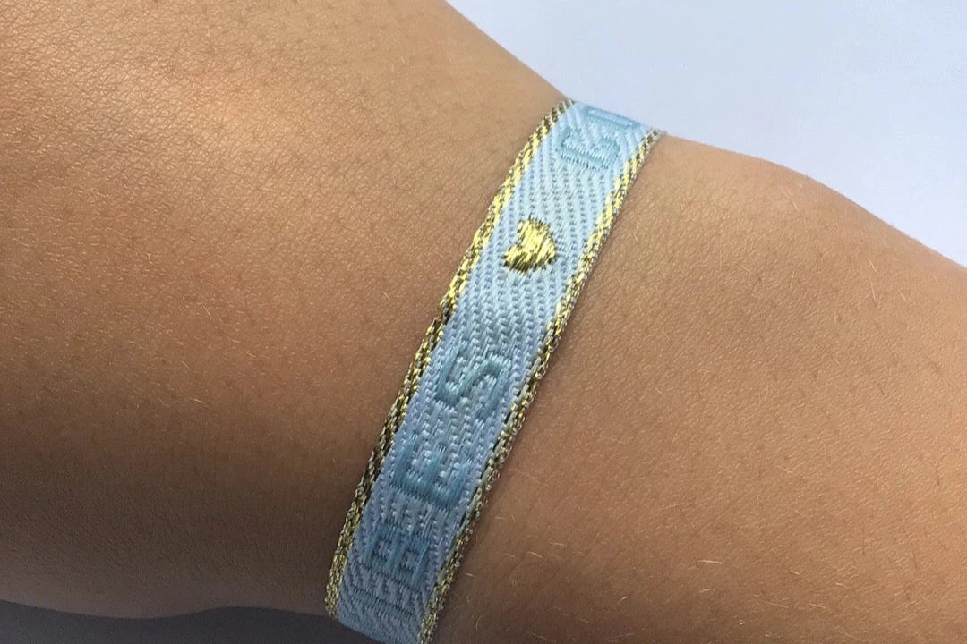 good vibes lintenarmband