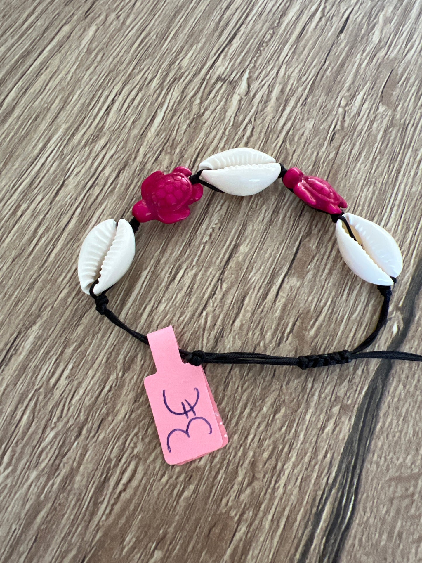 Schelpen armband turtle