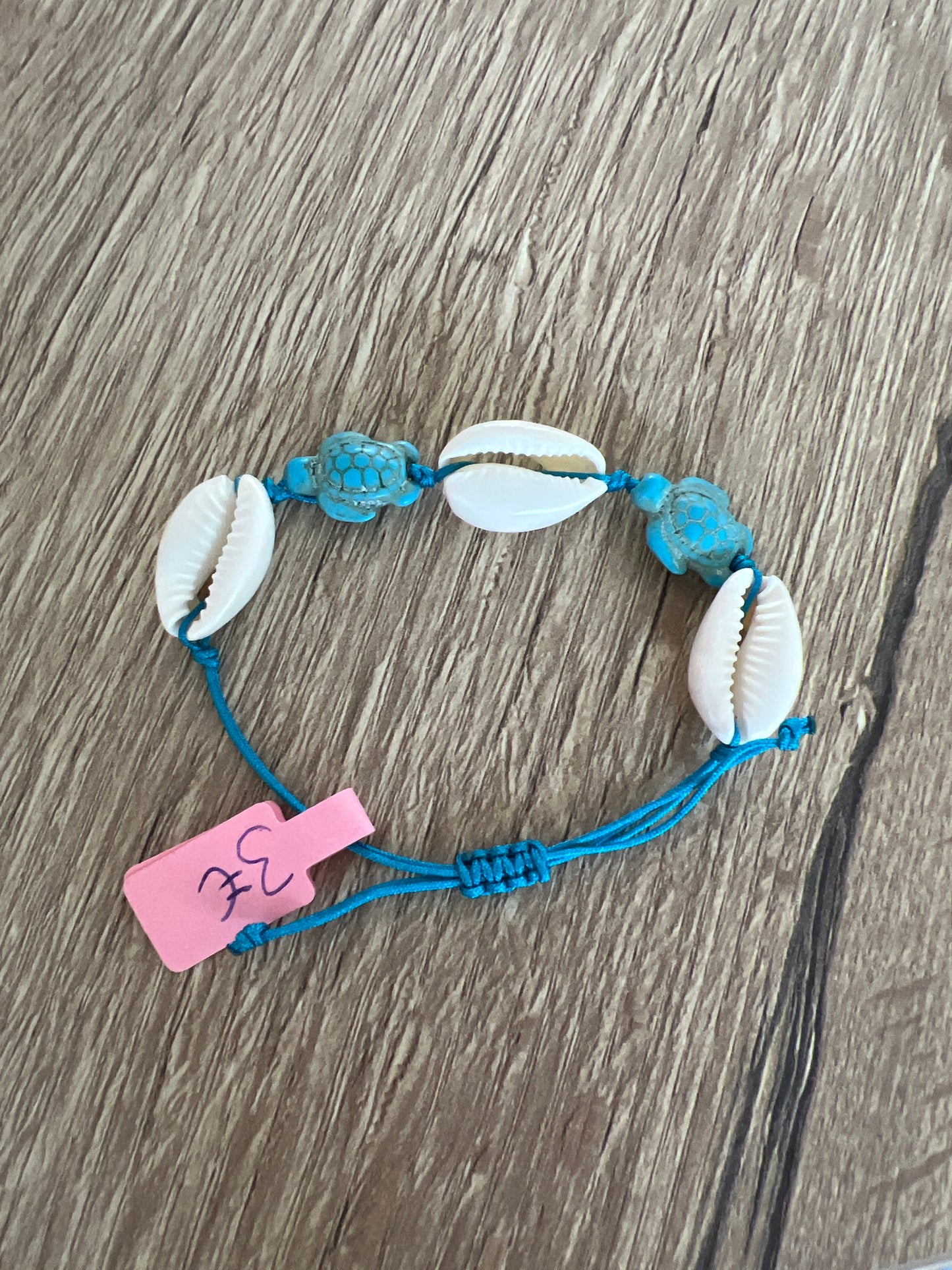 Schelpen armband turtle