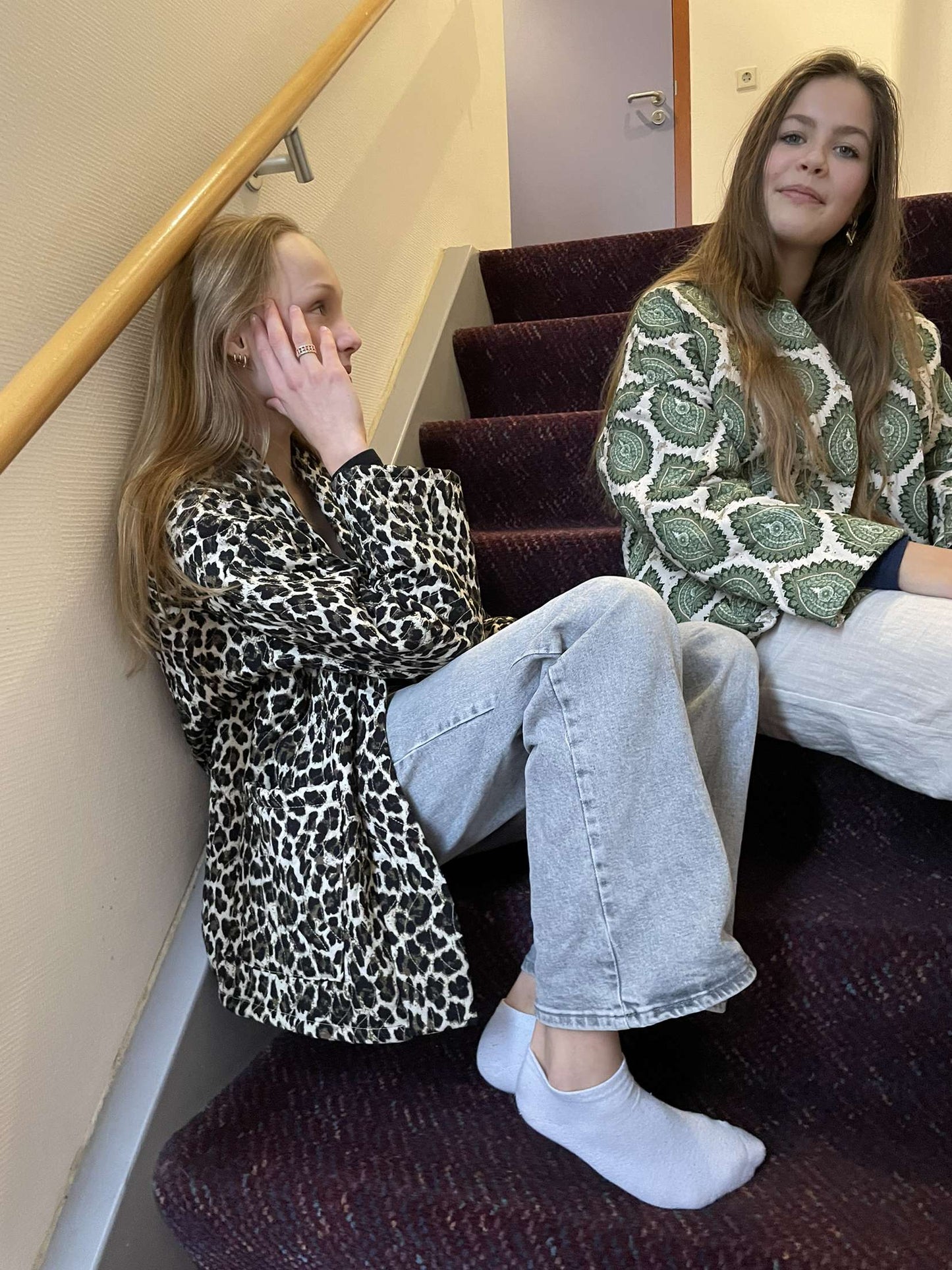 Summer jacket panterprint