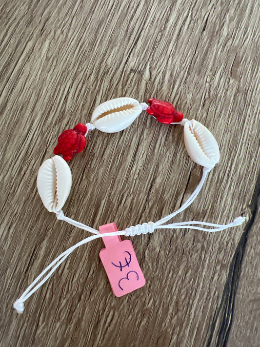 Schelpen armband turtle