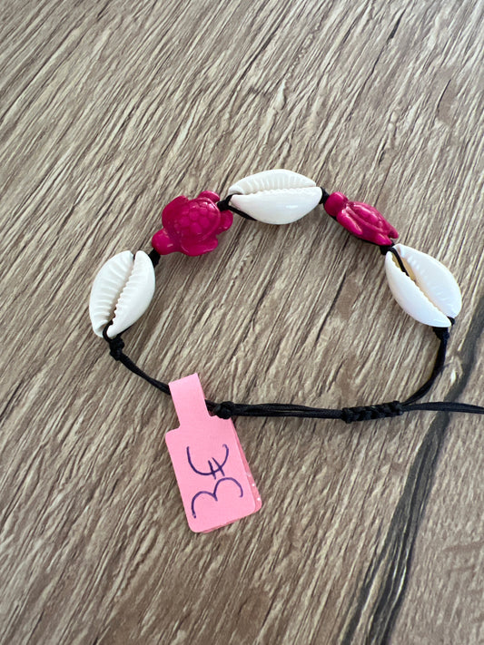 Schelpen armband turtle